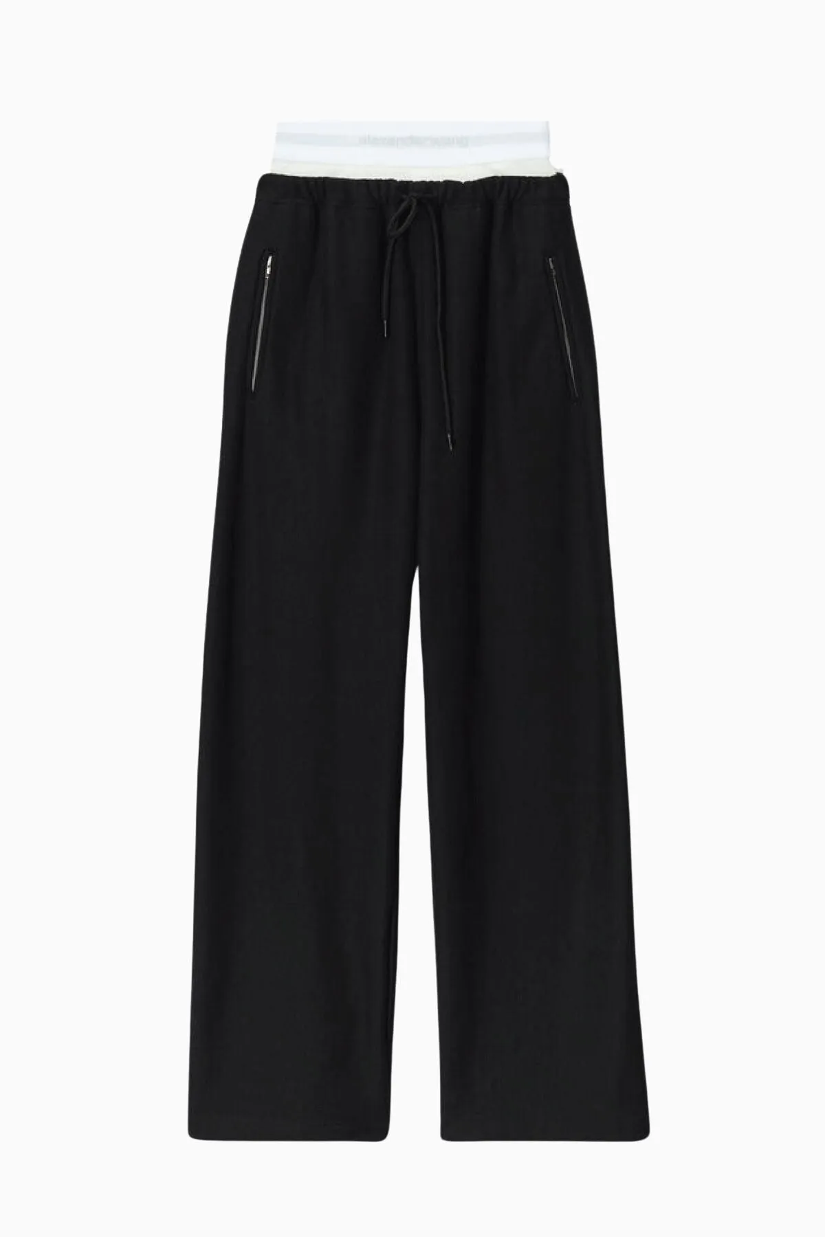 alexanderwang.t Sweatpants with Logo Boxer Brief - Faded Black