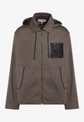 Anagram Patch Zip-Up Jacket