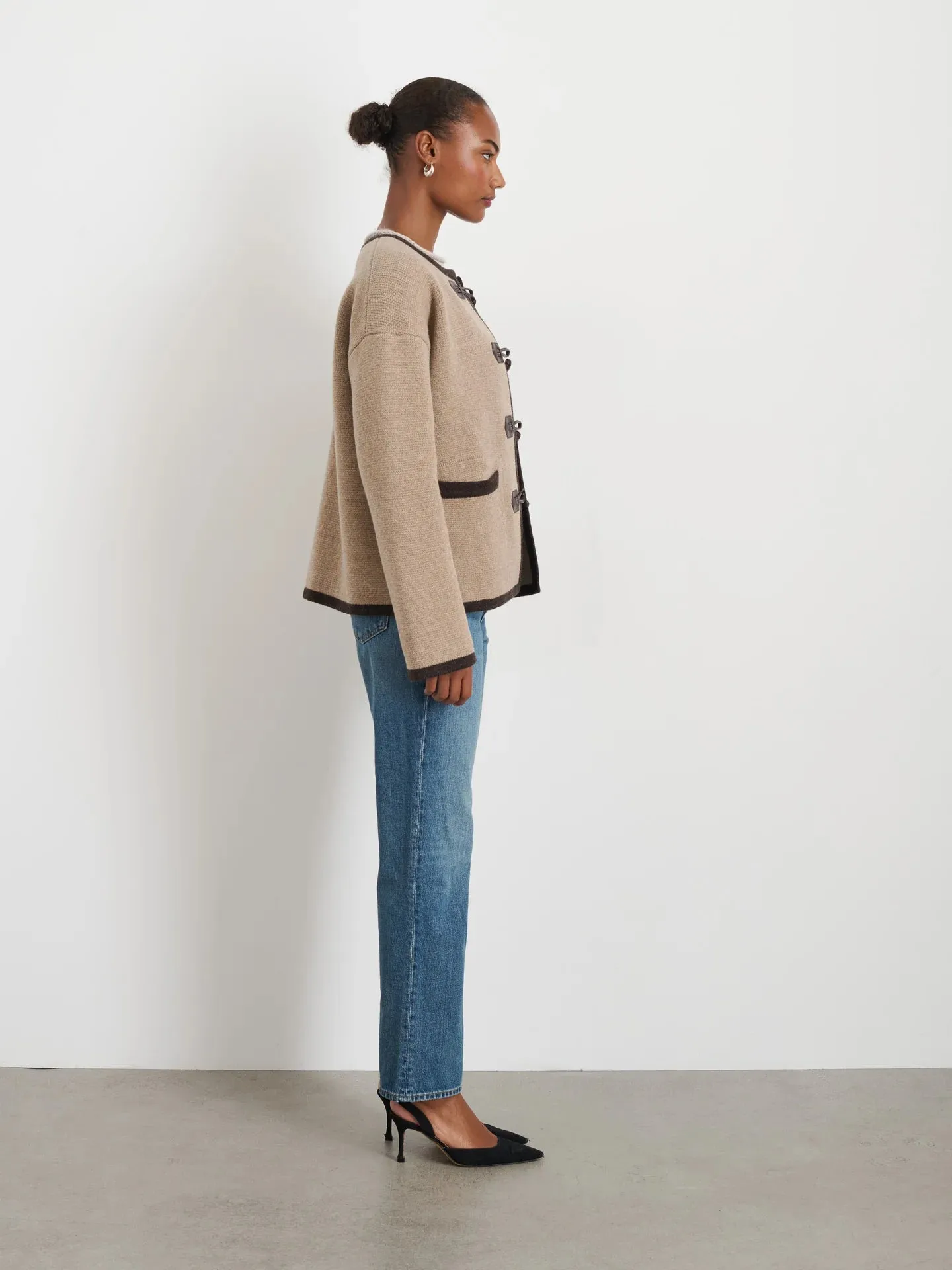 Aubrey Sweater Jacket in Merino Wool