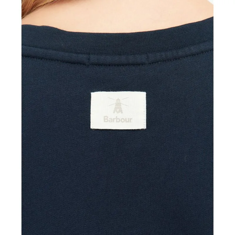 Barbour Northumberland Ladies Crew Neck Sweatshirt - Navy