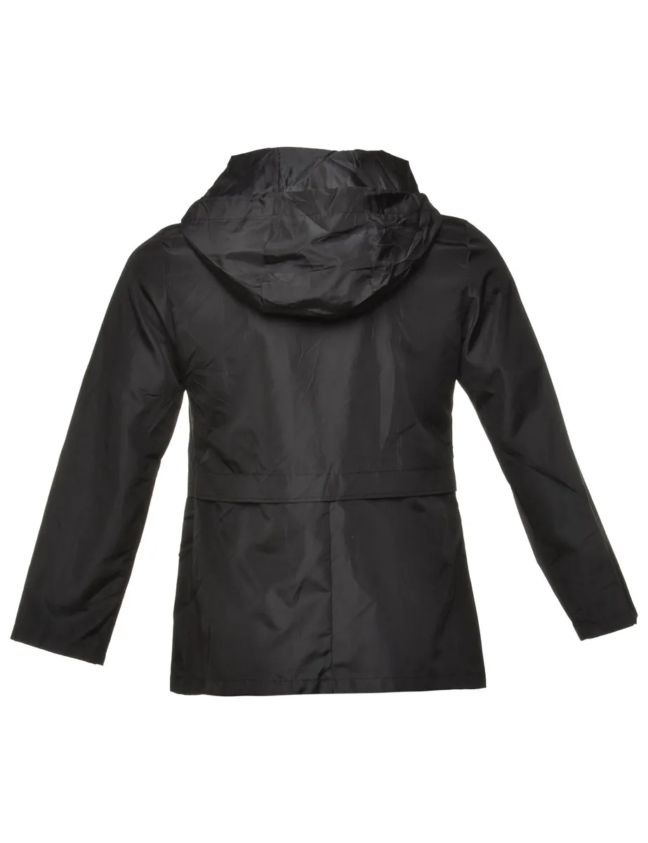 Black Hooded Jacket - S
