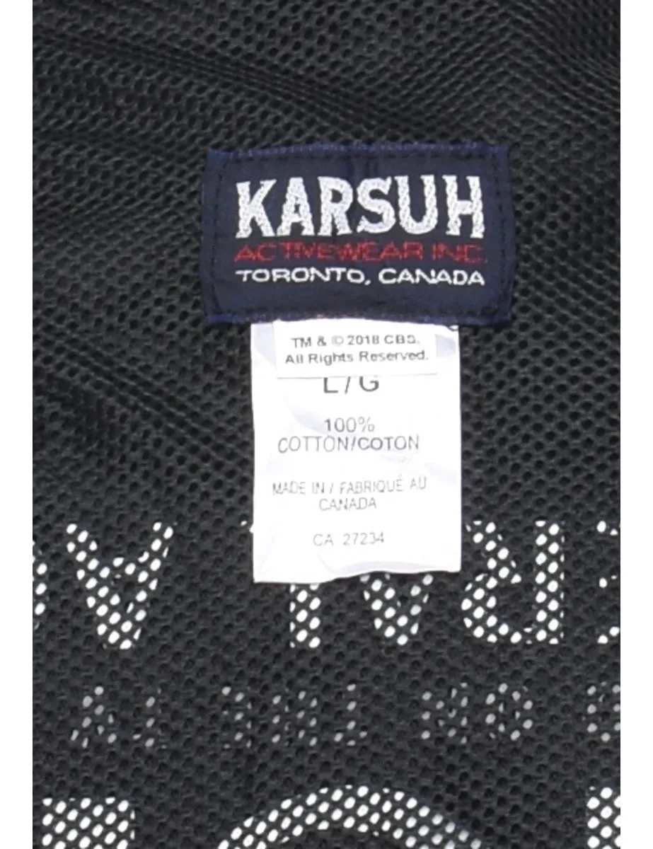 Black Zip-Front Karsuh Jacket - XL