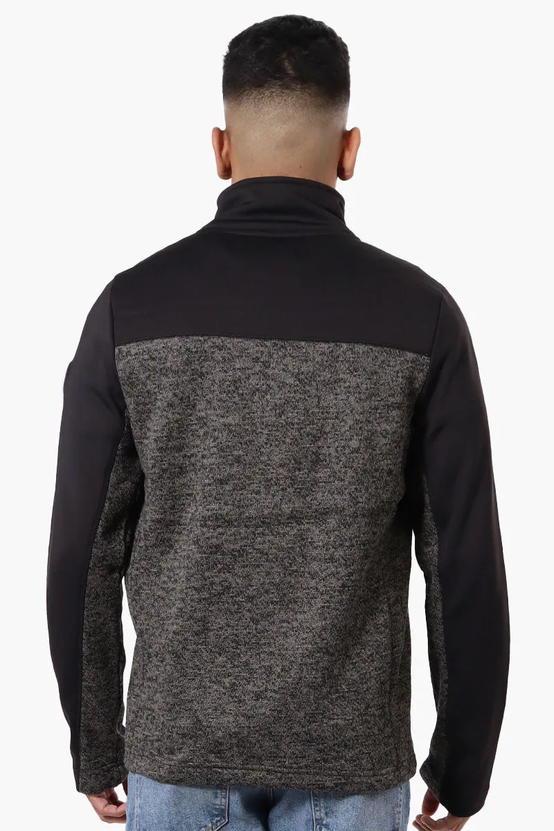 Canada Weather Gear Zip Up Fleece Lightweight Jacket - Black