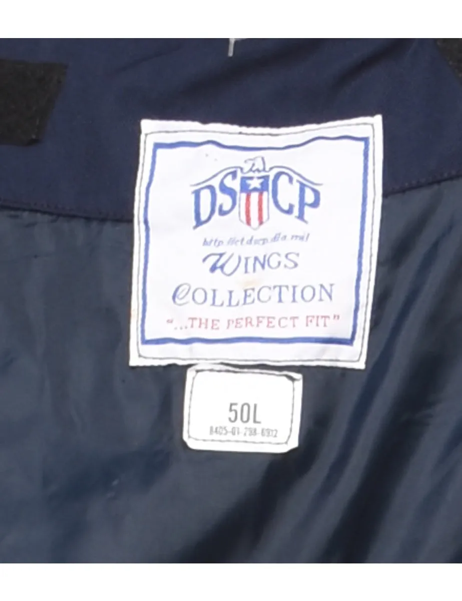 DSCP Zip-Front Navy Jacket - L