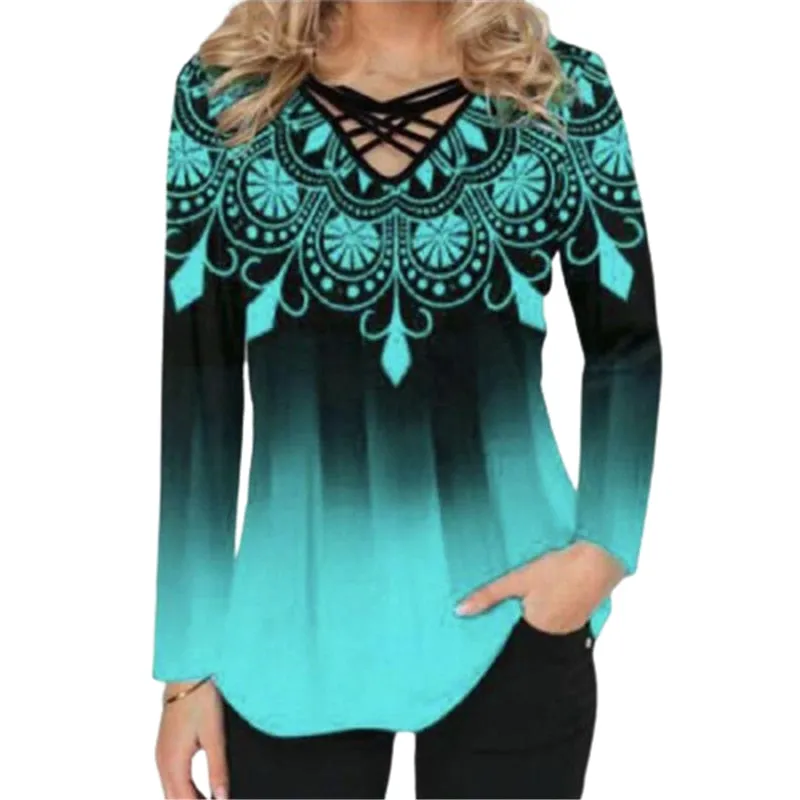 FashionSierra - Long Sleeve Casual T-Shirts