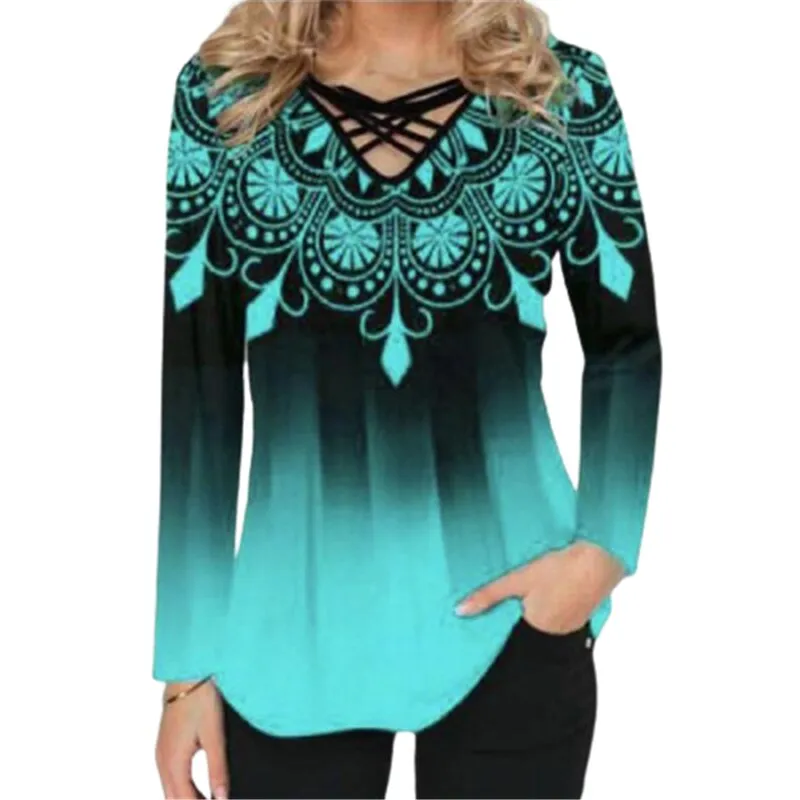 FashionSierra - Long Sleeve Casual T-Shirts