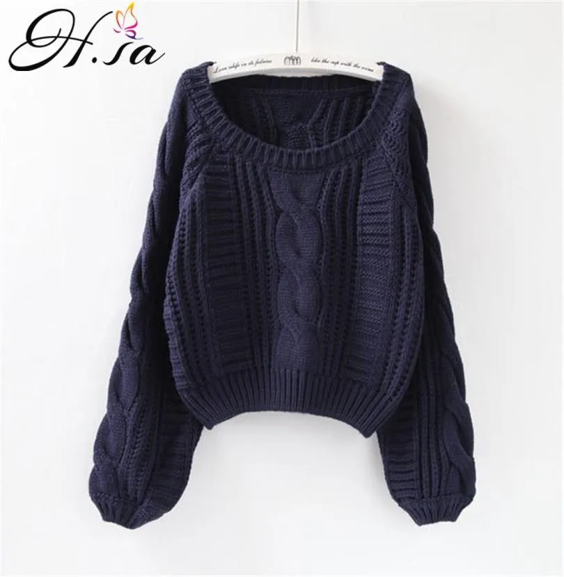 Femininas Women Pull Sweaters New Yellow Sweater Jumpers Candy Color Harajuku Chic Short Sweater