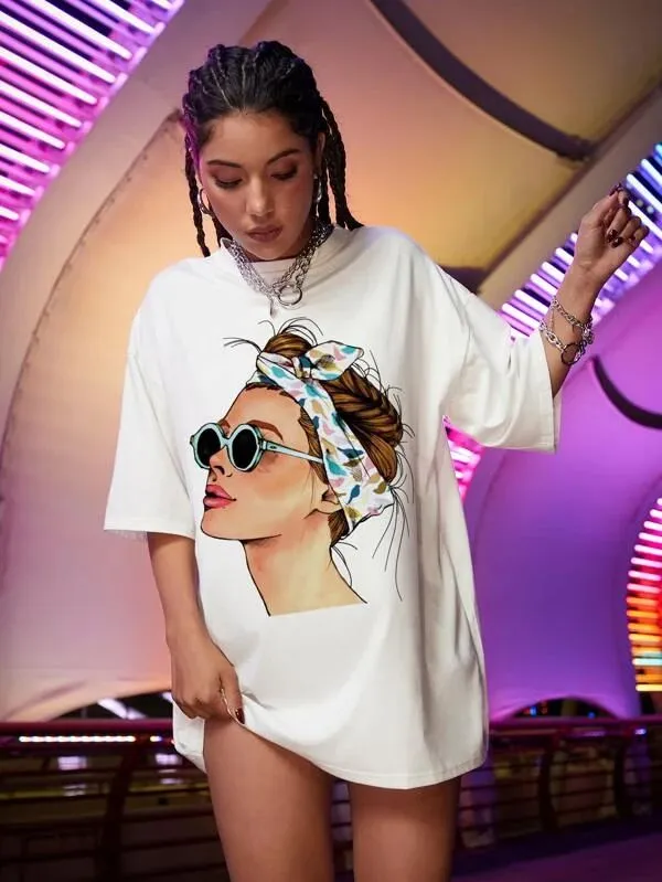 Figure Graphic Oversized Tee