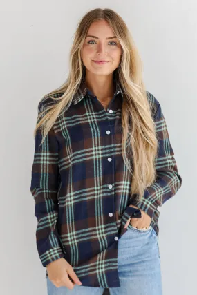FINAL SALE - Perfectly Classic Navy Plaid Flannel