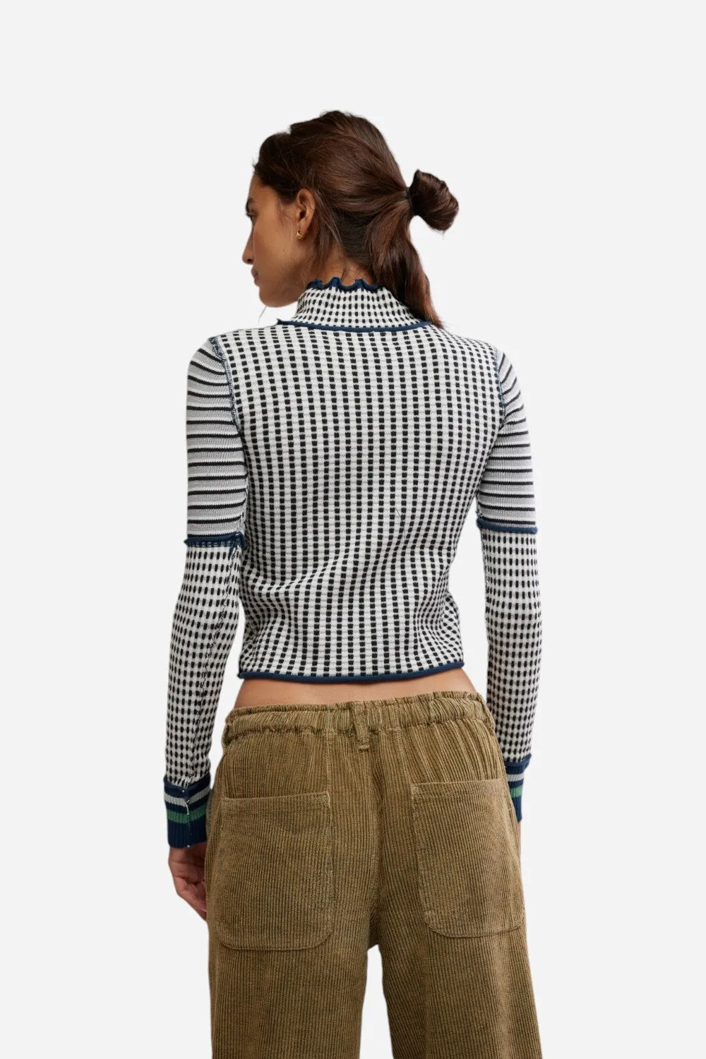 Free People Gamer Cuff in Ivory Combo