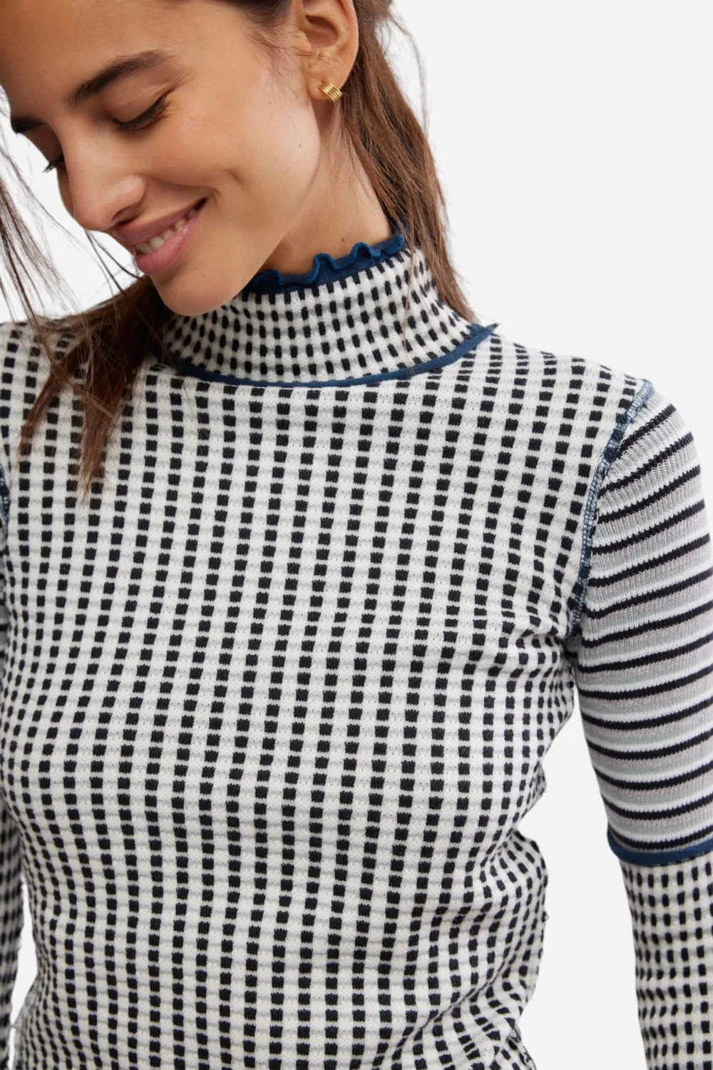 Free People Gamer Cuff in Ivory Combo