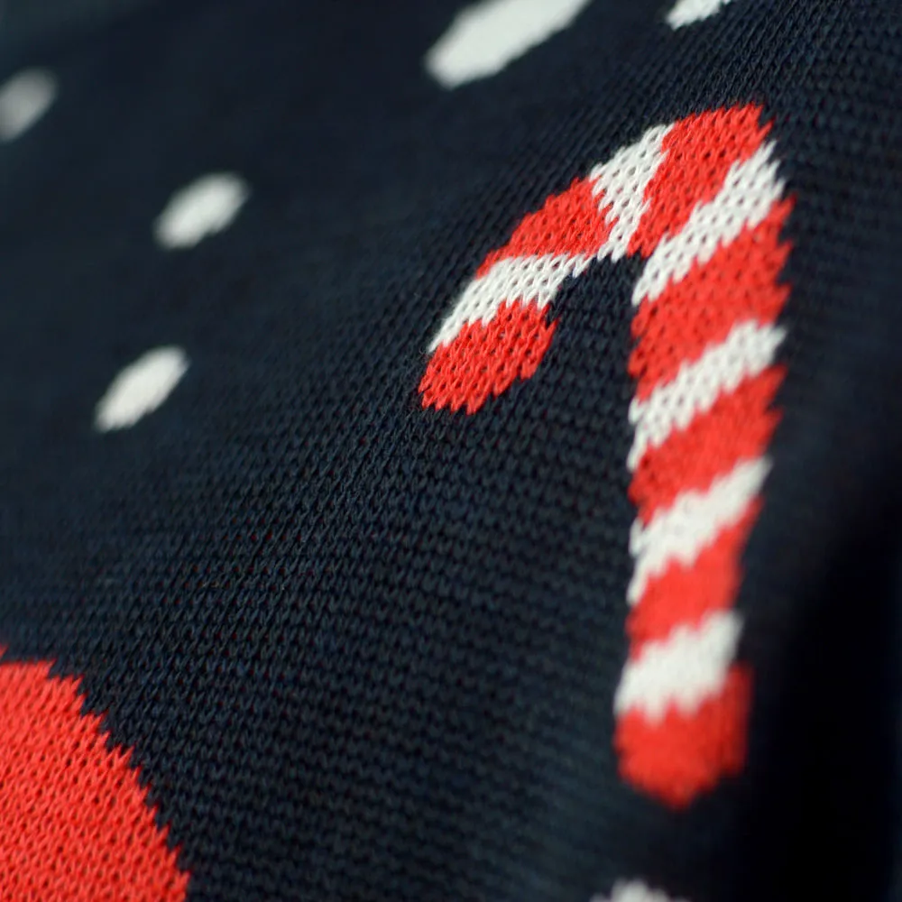 Gingerbread Couple's Blue Ugly Christmas Sweater