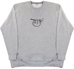 Hanging Sloth - Kids Oversized Comfy Sweater