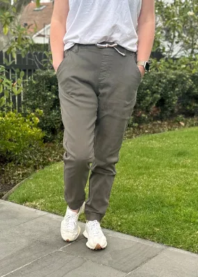 Libby Denim Jogger - Khaki