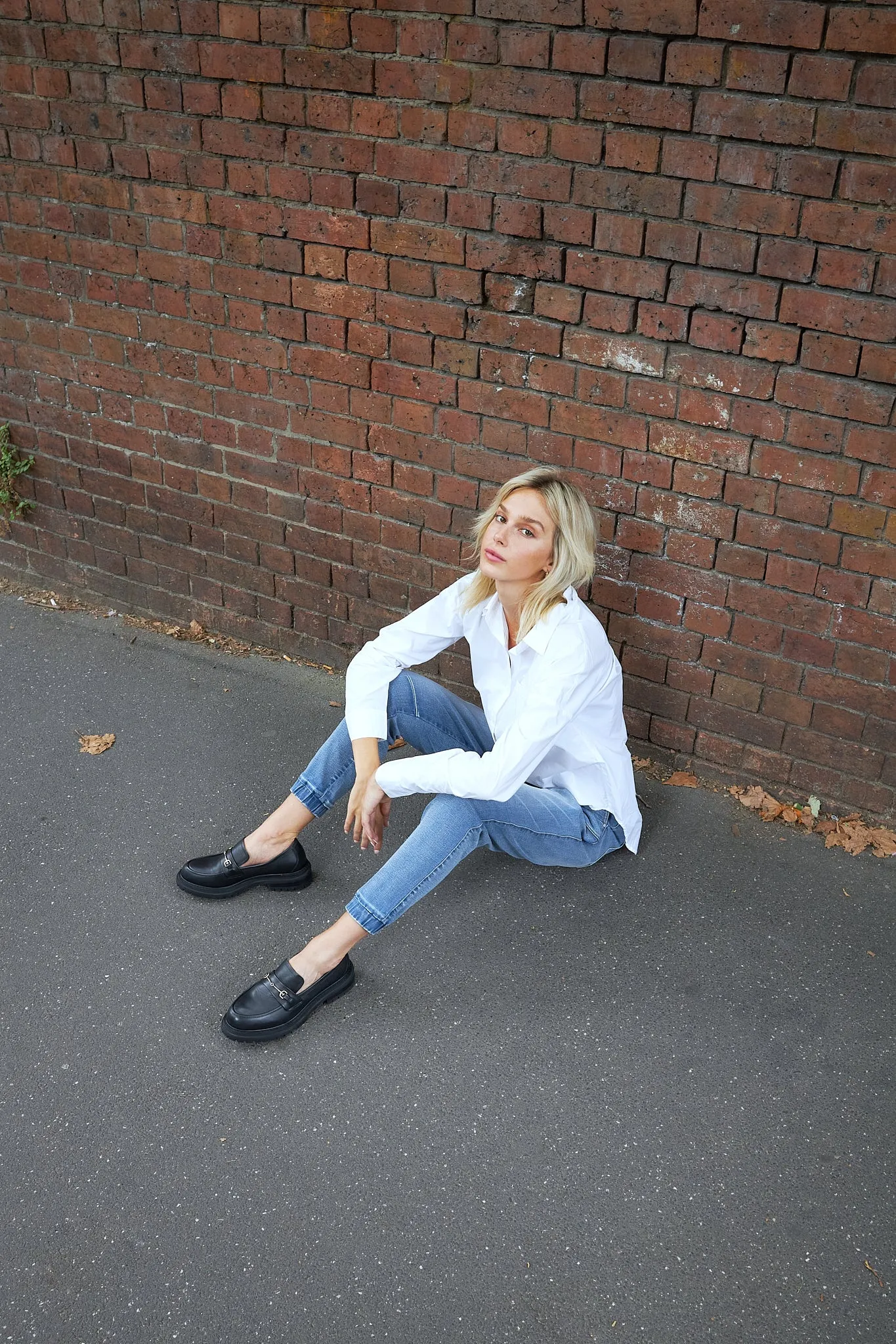 Libby Denim Jogger - Vintage Blue