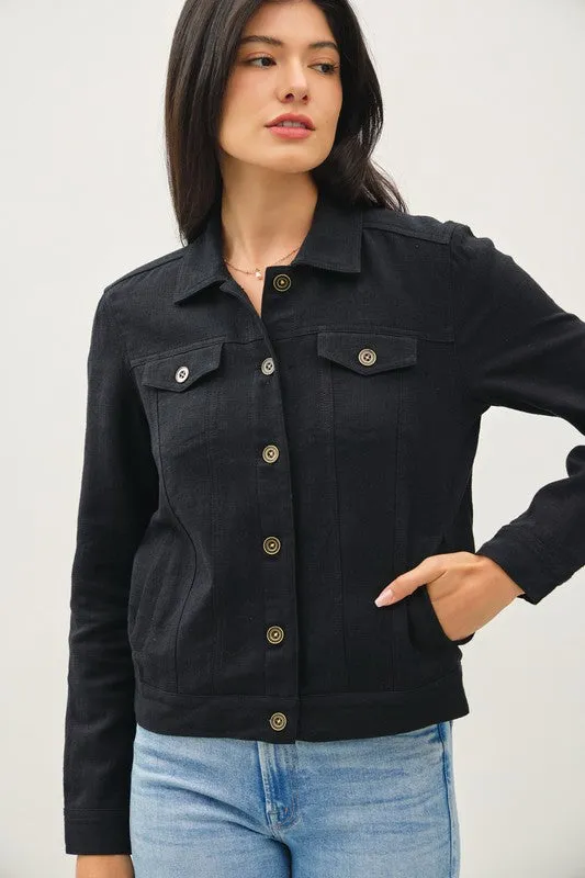 Lightweight Linen Jackets - 2 Colors!