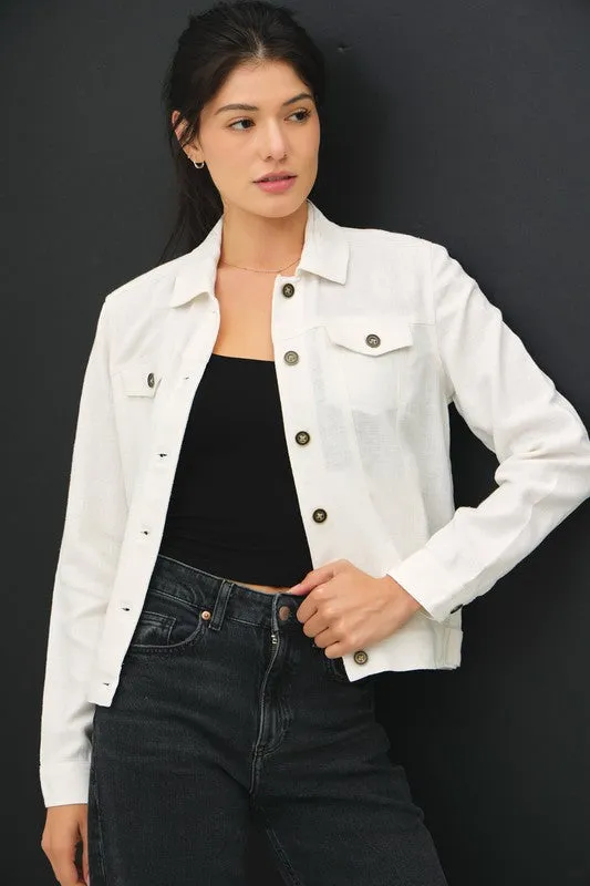 Lightweight Linen Jackets - 2 Colors!