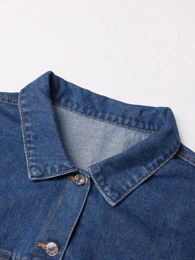 Long Sleeve Loose Casual Denim Jackets
