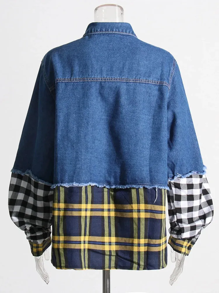 Long Sleeve Loose Casual Denim Jackets