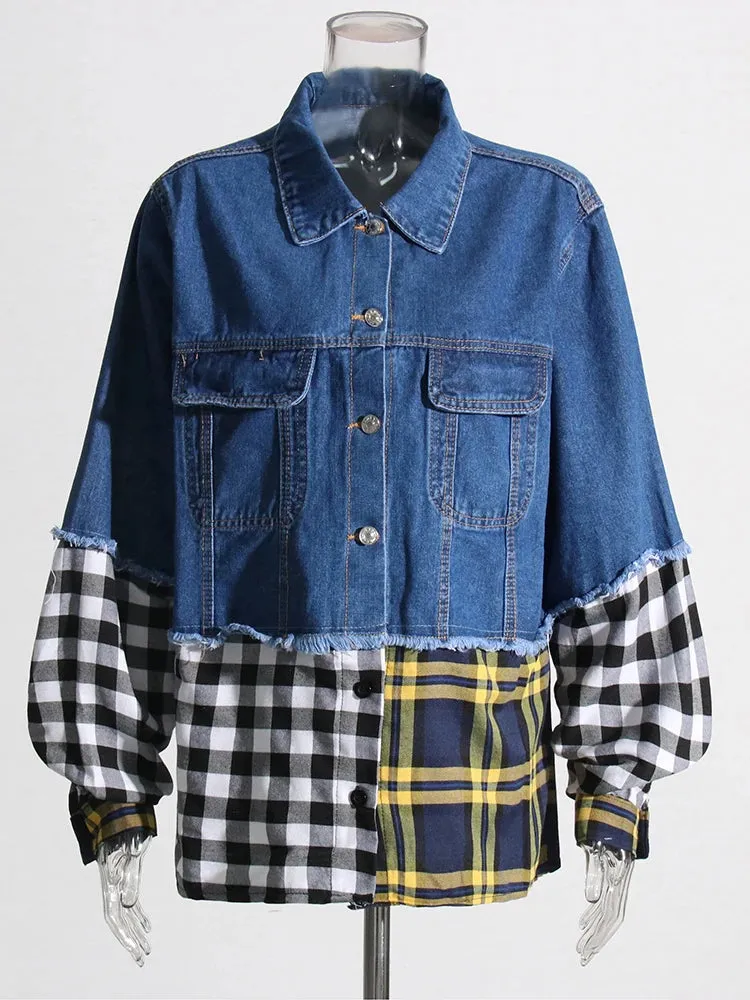 Long Sleeve Loose Casual Denim Jackets