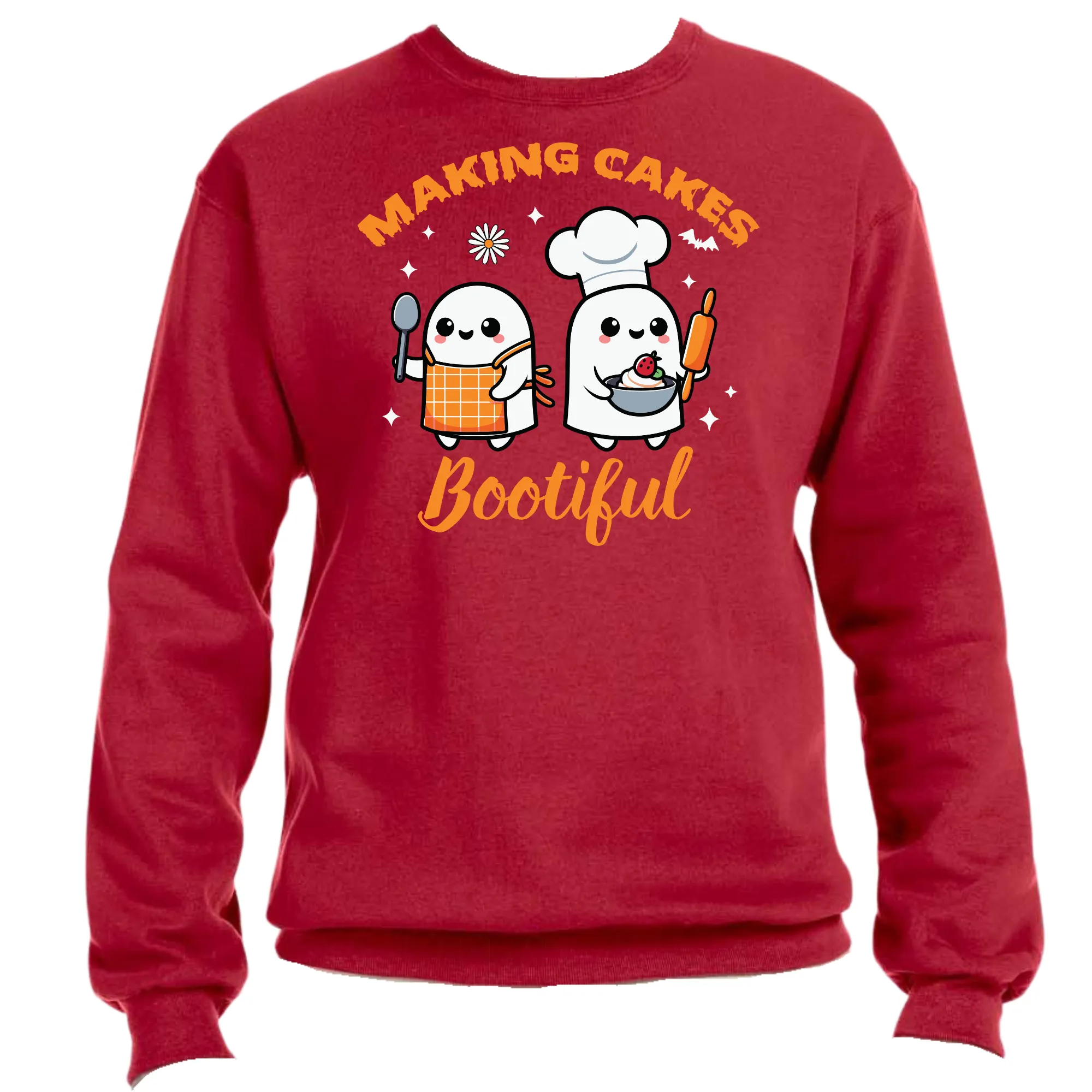 Making Cakes Bootiful Halloween Sweatshirt | Easy Ready-to-Press, Custom Baking-Themed Apparel