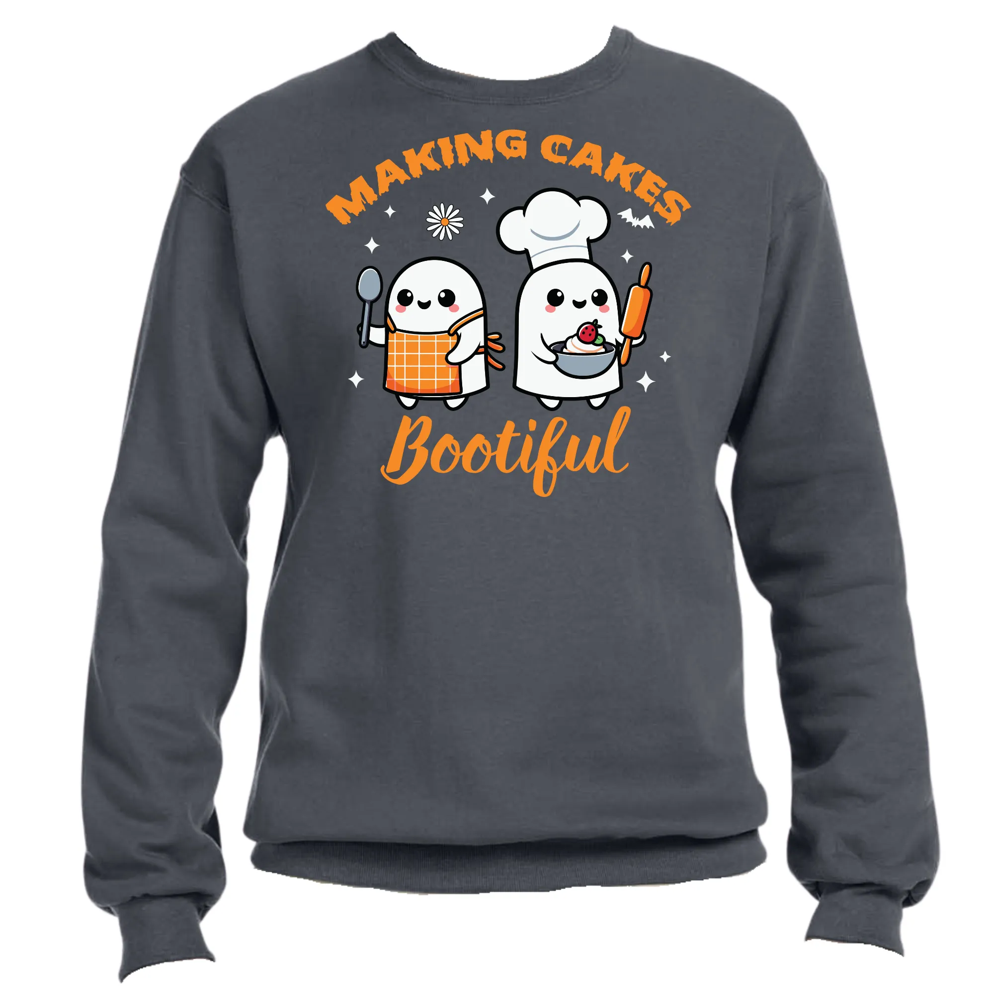 Making Cakes Bootiful Halloween Sweatshirt | Easy Ready-to-Press, Custom Baking-Themed Apparel