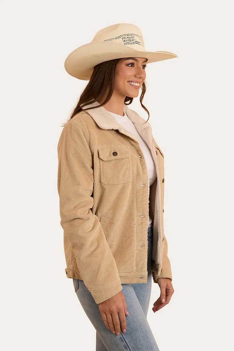 Mayfield Womens Cord Jacket - Dark Sand