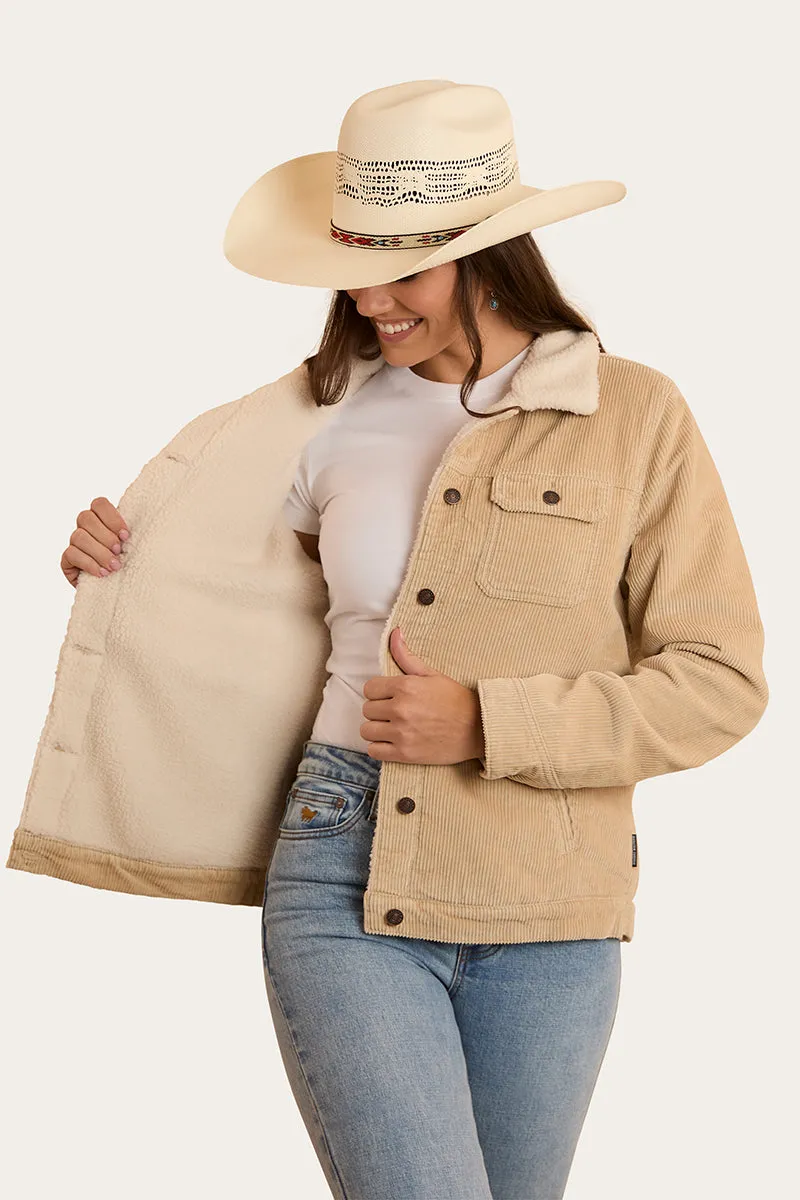Mayfield Womens Cord Jacket - Dark Sand