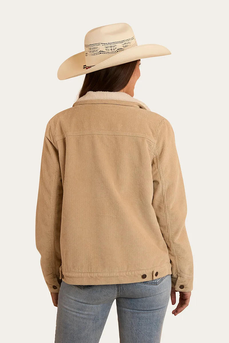 Mayfield Womens Cord Jacket - Dark Sand