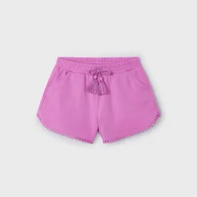 Mayoral Girls Shorts Ss24 607 Orchid Pink