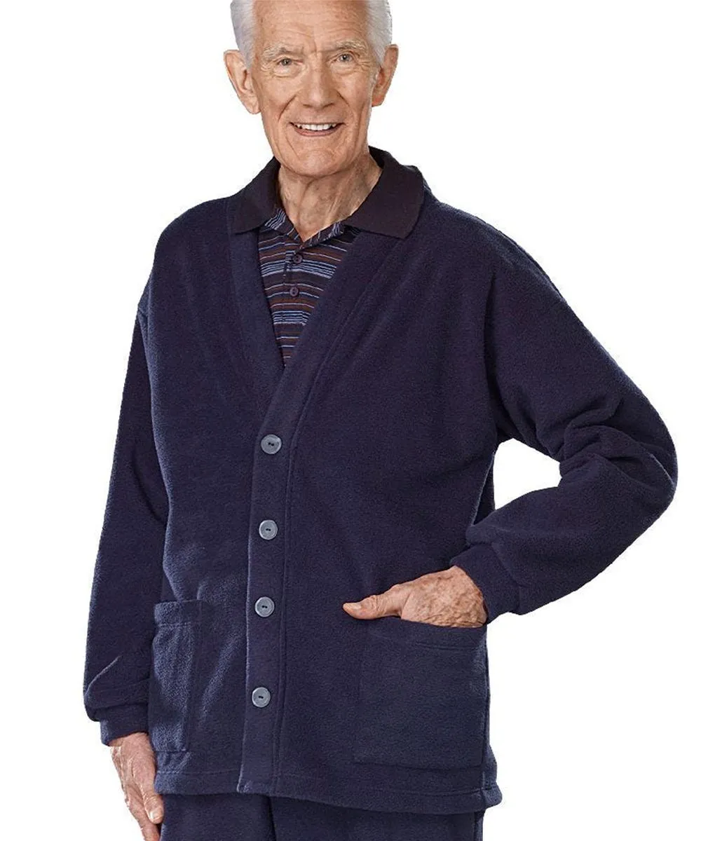 Men's Adaptive Soft Fleece Cardigans