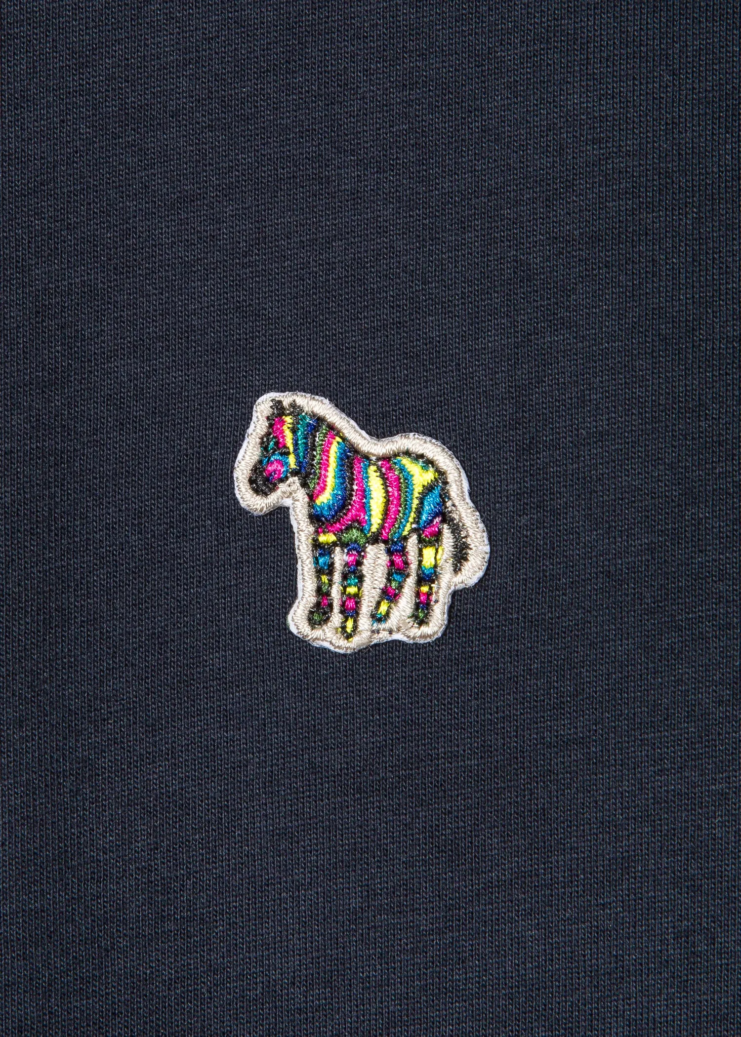 Men's Paul Smith Navy Short Sleeve Reg Fit Zebra T-Shirt