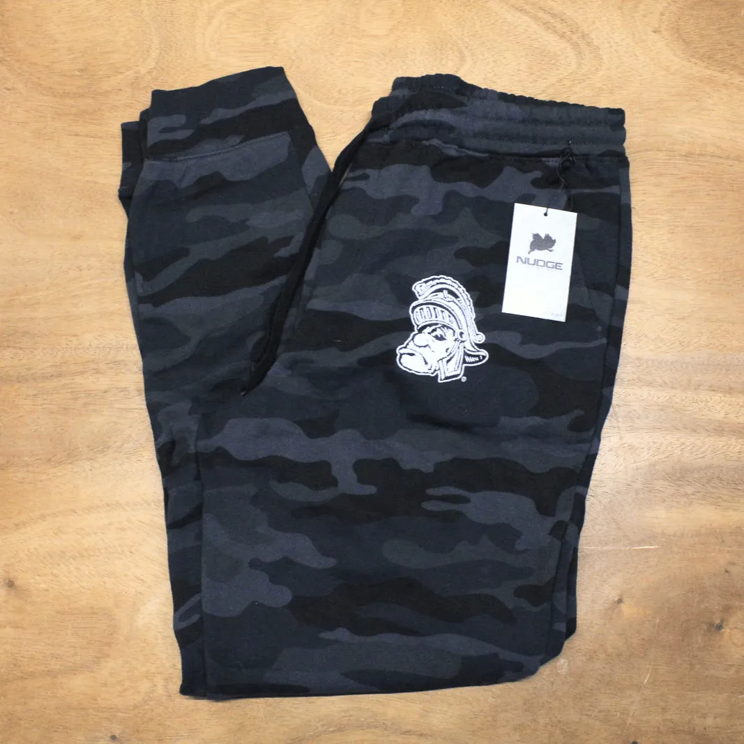 MSU Gruff Sparty Black Camo Sweatpants