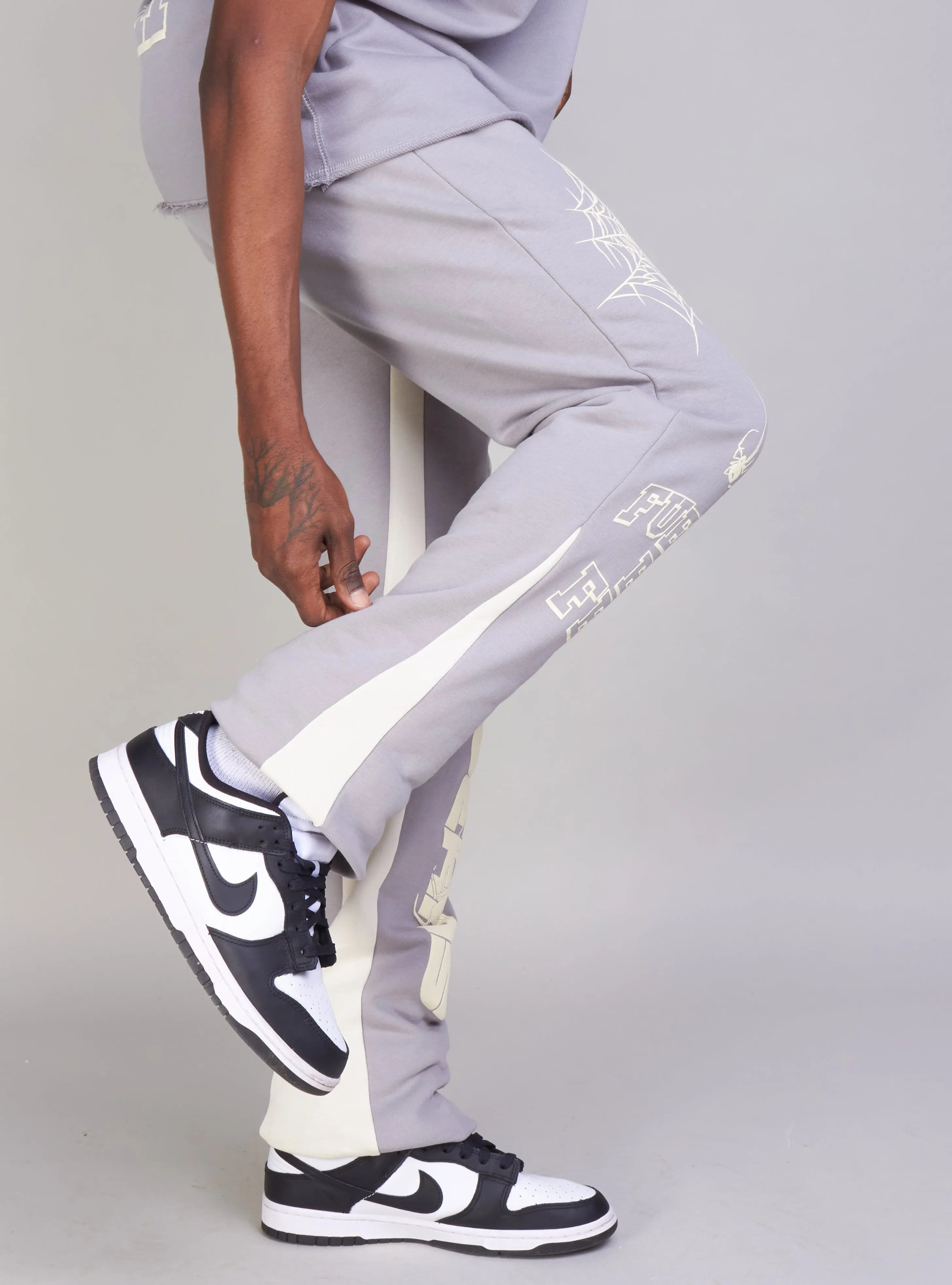 Politics Sweatpants - Isaacs - Grey And Cream  - 702