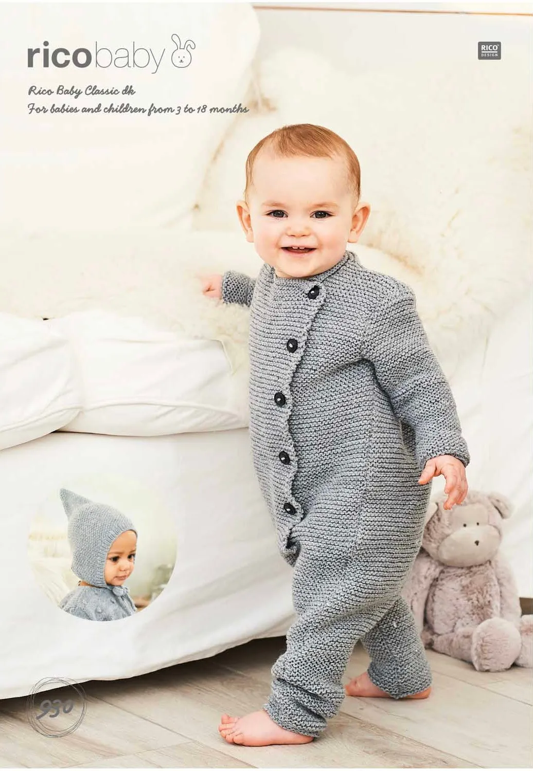 Rico Baby Classic DK Knitting Patterns (up to 18mths)