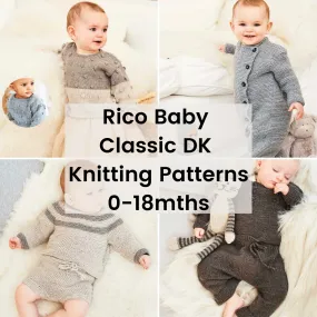 Rico Baby Classic DK Knitting Patterns (up to 18mths)