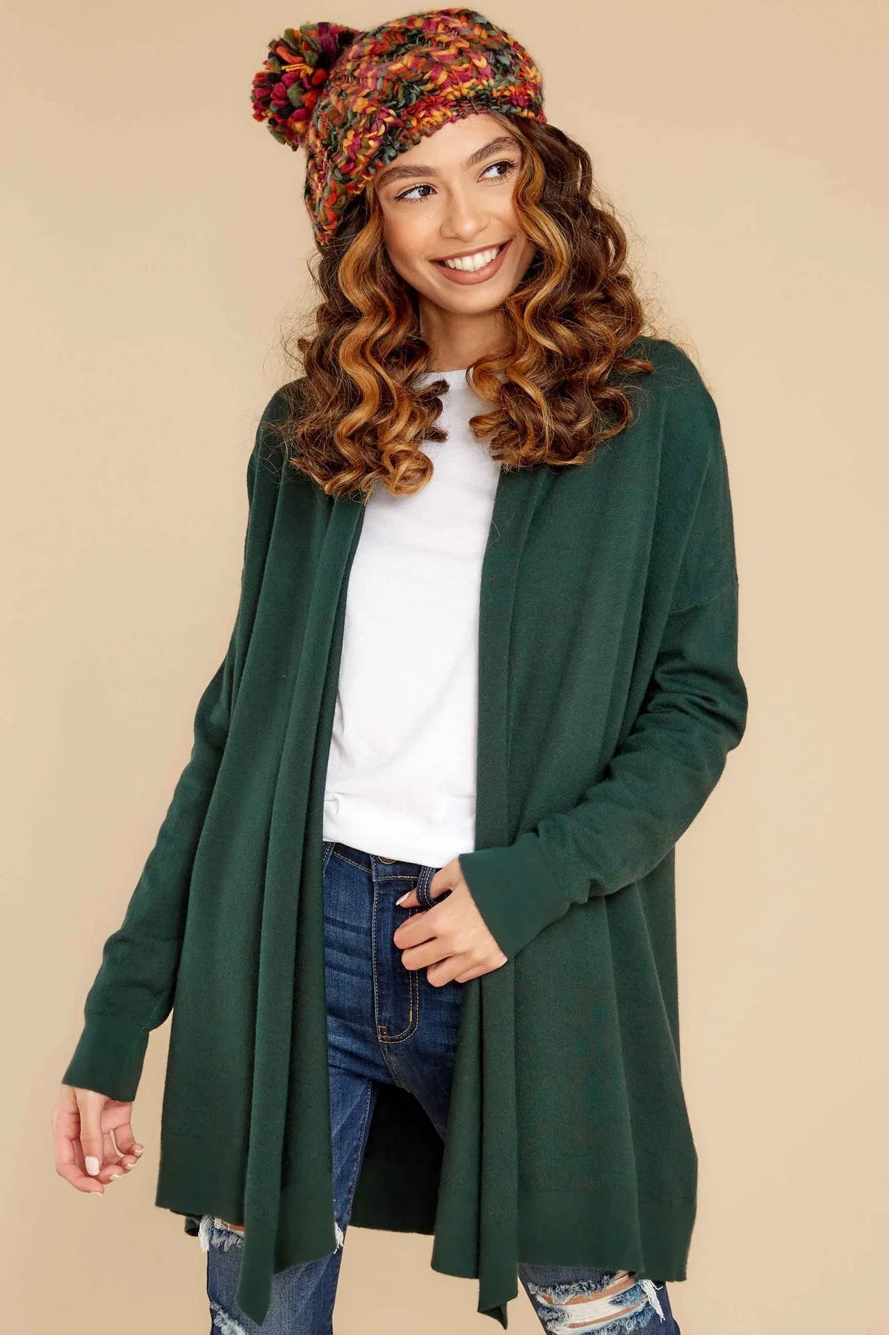 Solid Color Soft Knit Ladies Outerwears Elegant Wholesale Cardigans Fashion