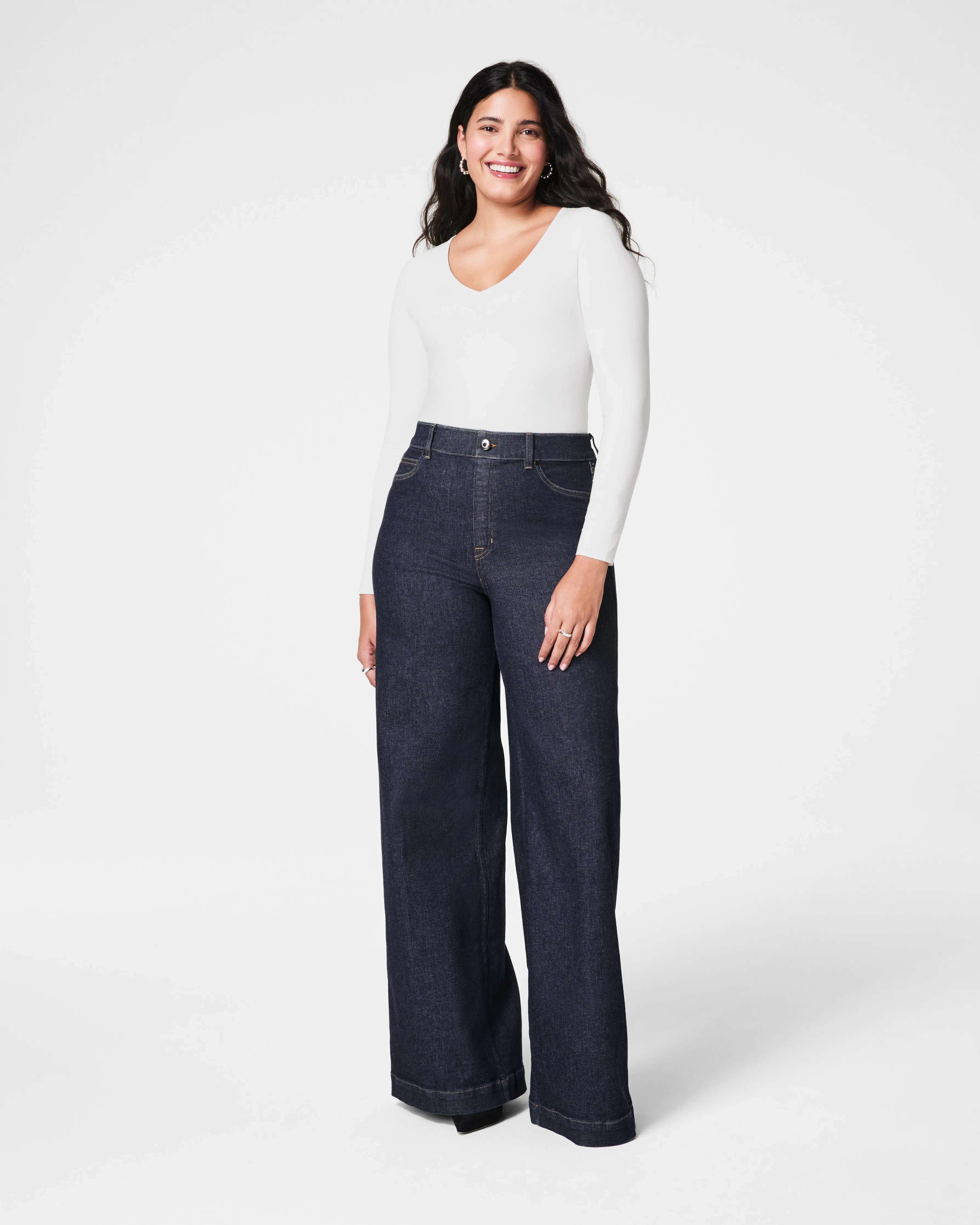 SPANX® Fit-To-You Long Sleeve V-Neck Top