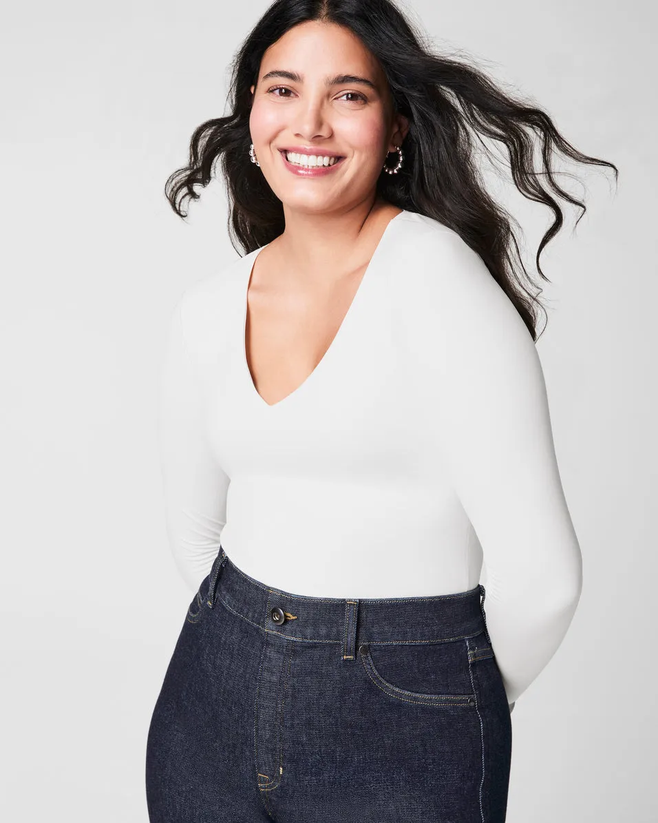 SPANX® Fit-To-You Long Sleeve V-Neck Top