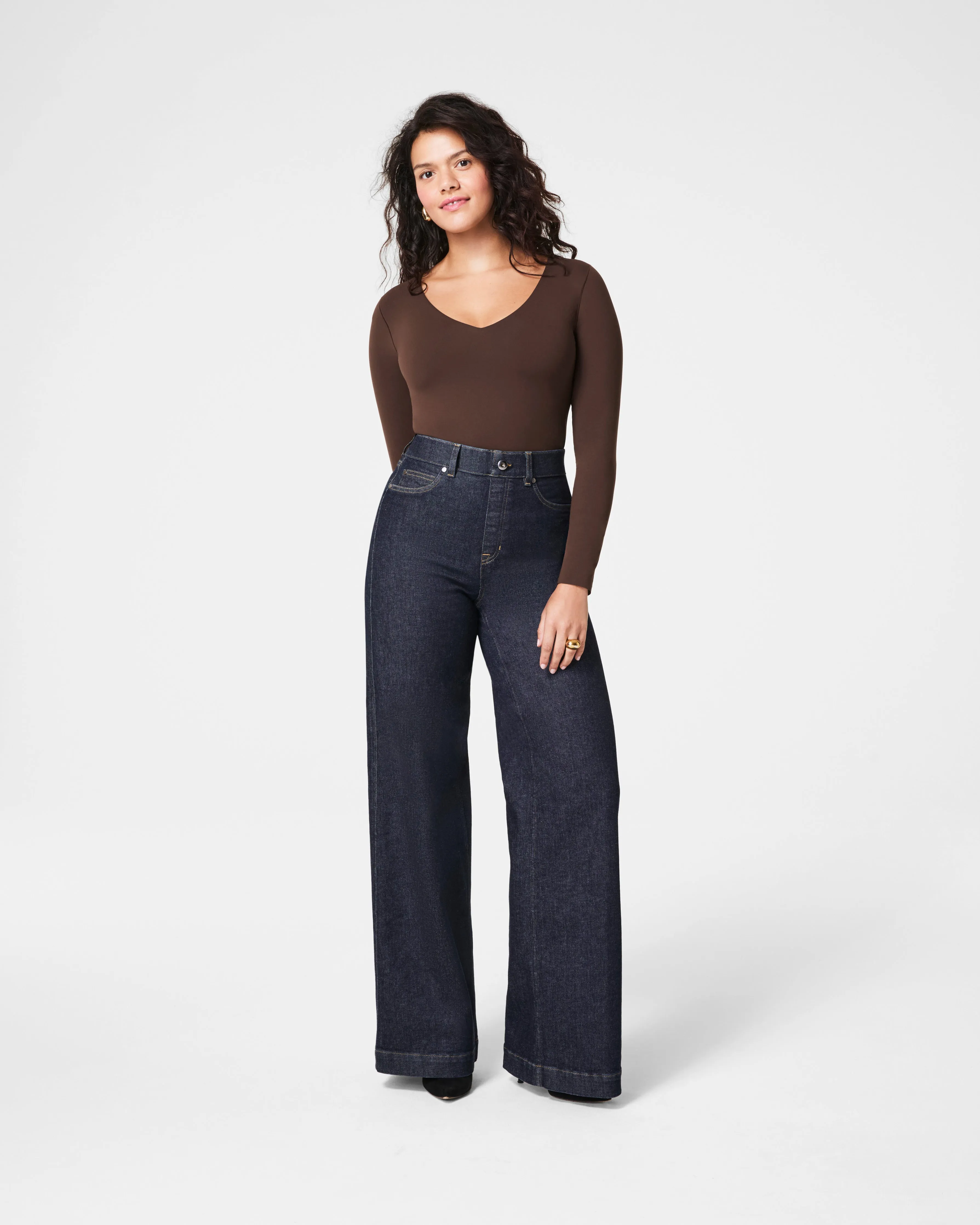 SPANX® Fit-To-You Long Sleeve V-Neck Top