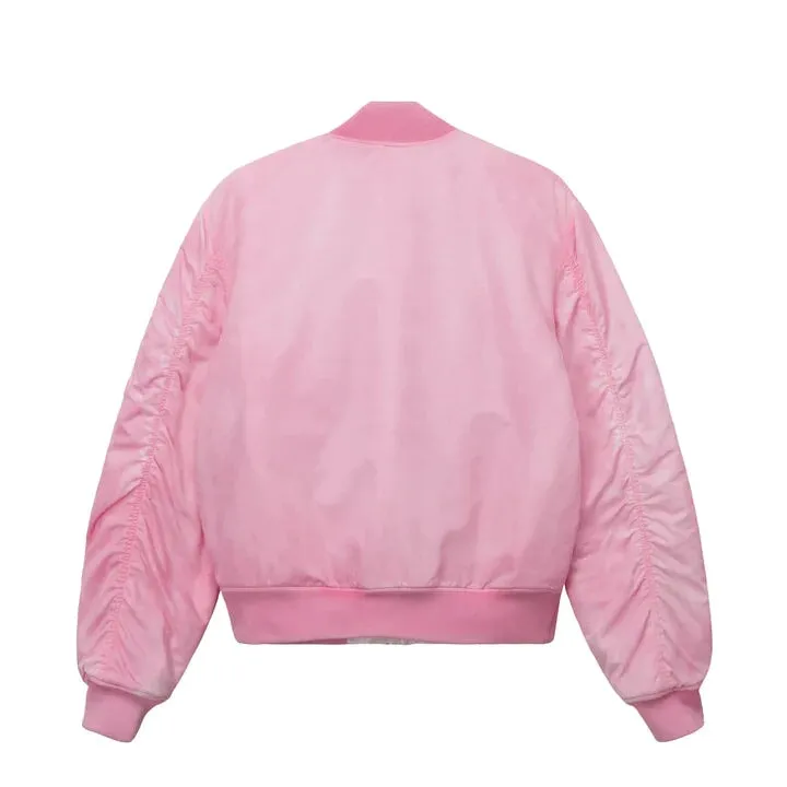 Stüssy Dyed Nylon Bomber - Pink