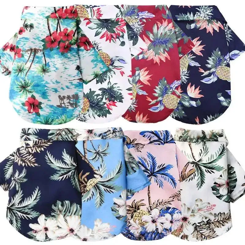 Tailored Hawaiian Tropical Dog T-Shirts