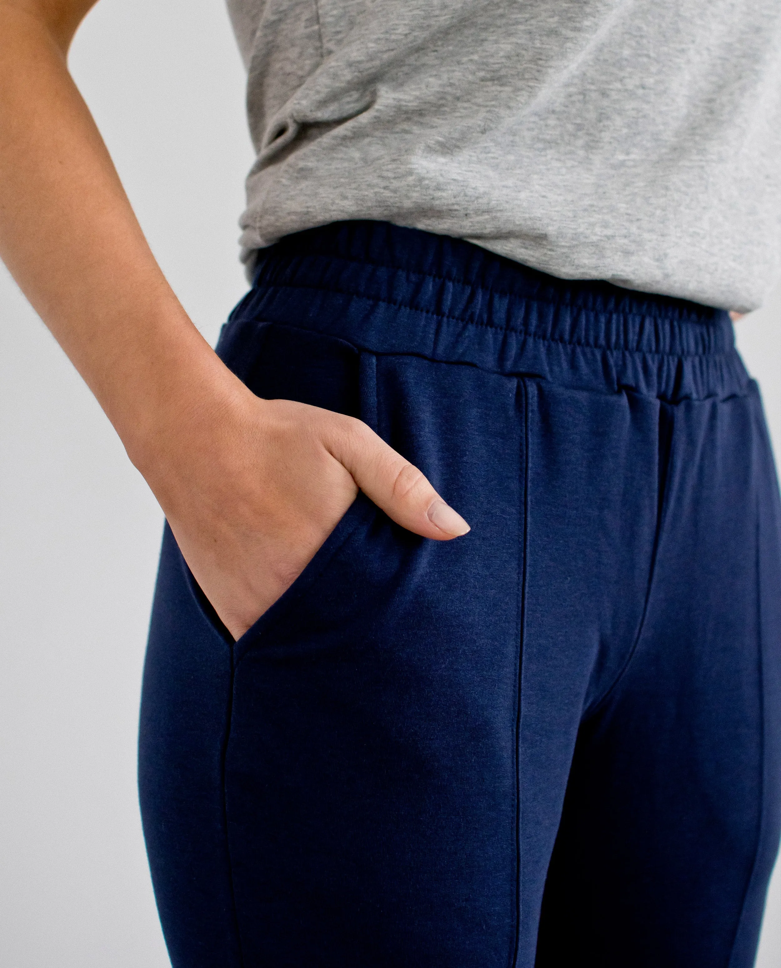 The French Terry Trouser Sweatpant in Navy