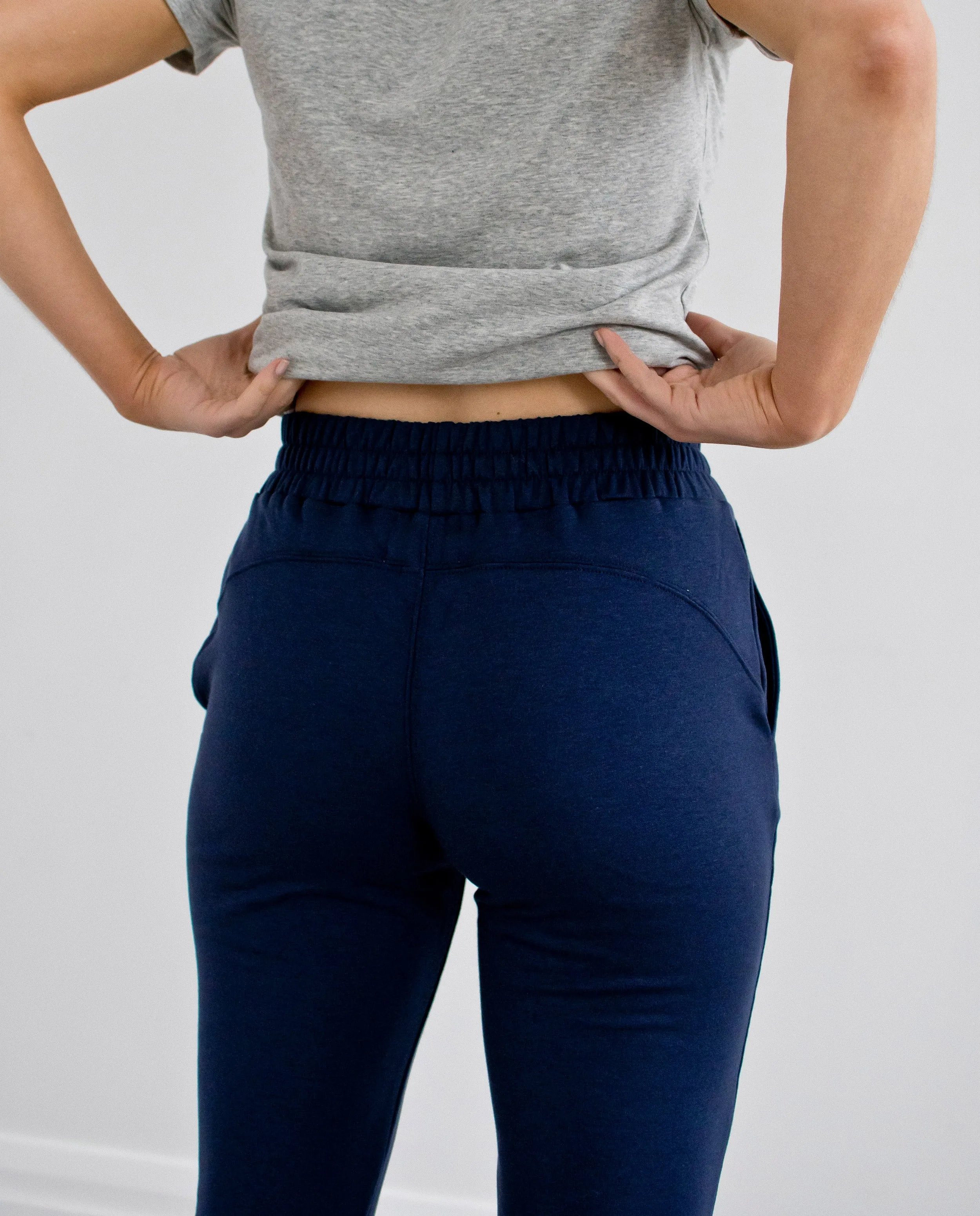 The French Terry Trouser Sweatpant in Navy