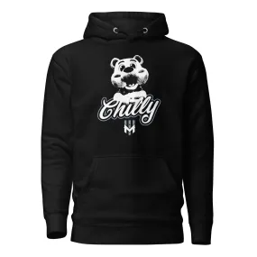 Wind Chill Black "Chilly the Mascot" Hooded Sweatshirt hi