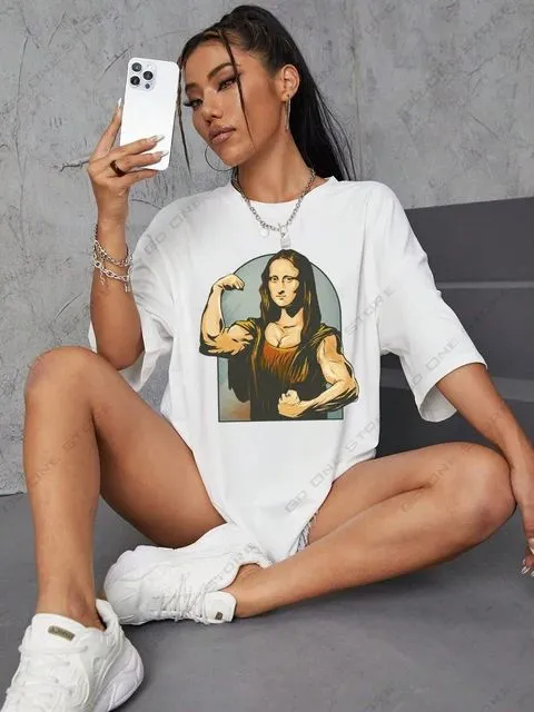 Women's Cotton T-Shirt Outdoor Sports T-Shirt Gothic Style Women's Top